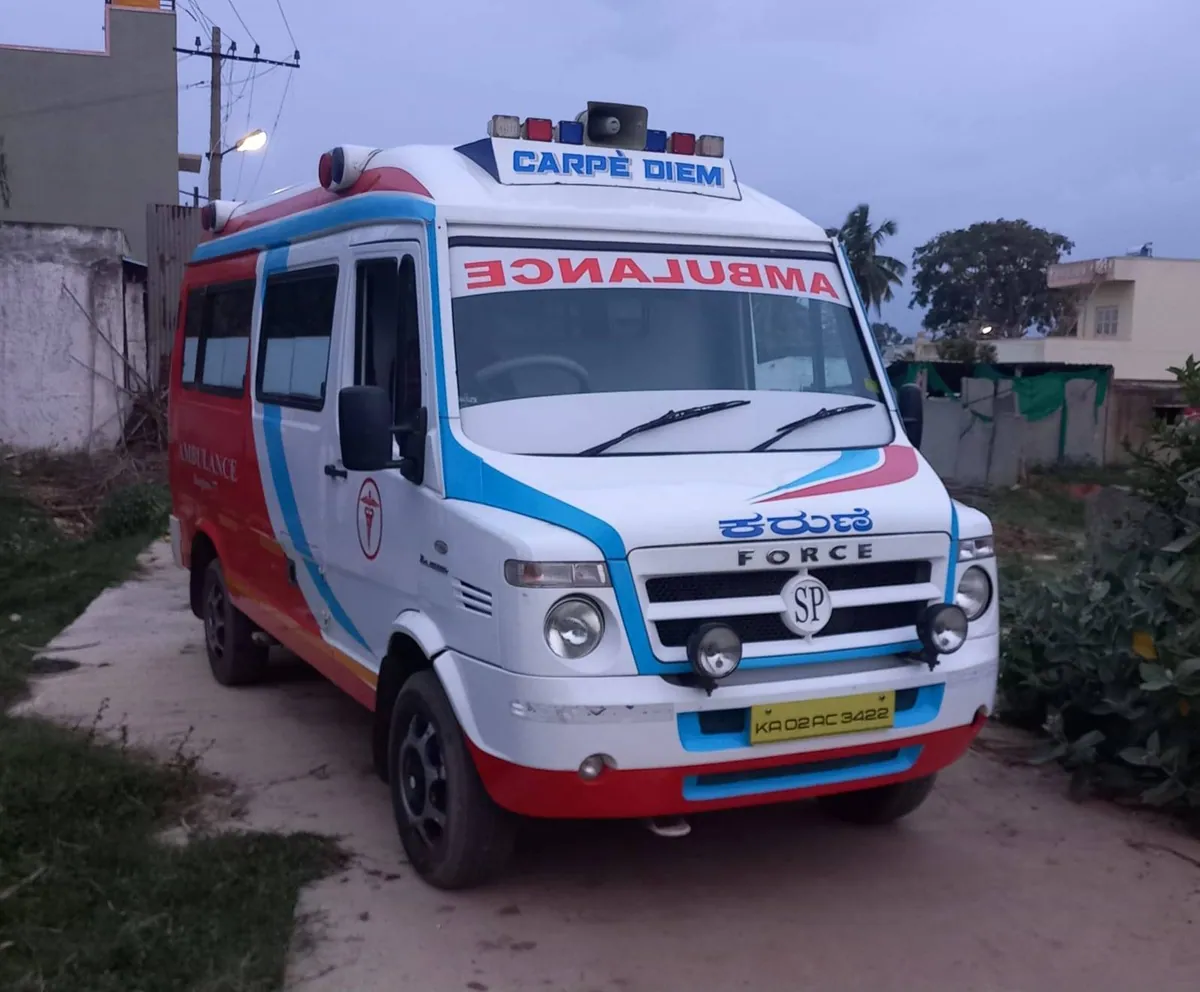 St Paul's Force ambulance, Kothanur Bangalore